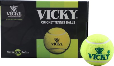 India Desire : Buy Vicky Light Cricket Tennis Ball (Pack of 6) Cricket Tennis Ball(Pack of 6, Yellow) at Rs. 248 from Flipkart