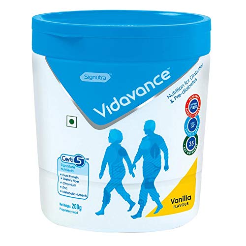 India Desire : Buy Vidavance Advanced Nutrition for Diabetes & Pre-Diabetes 200g (Vanilla) at Rs. 259 from Amazon