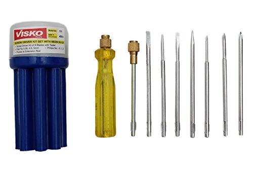 India Desire : Buy Visko 111 8 Blades Combination Screw Driver Set with Tester at Rs. 129 from Amazon [Regular Price Rs 199]