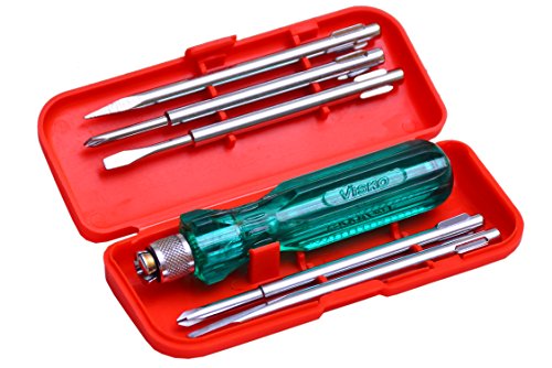 India Desire : Buy Visko Tools 101 6-piece Screwdriver Kit, 6 Pieces (Orange) at Rs. 89 from Amazon