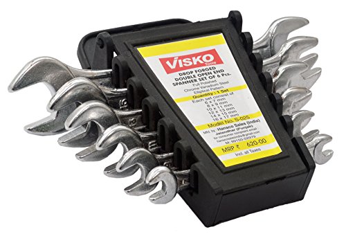 India Desire : Buy Visko S025 Double Sided Open End Wrench Set  (Pack of 6) at Rs. 159 from Flipkart [MRP Rs 620]