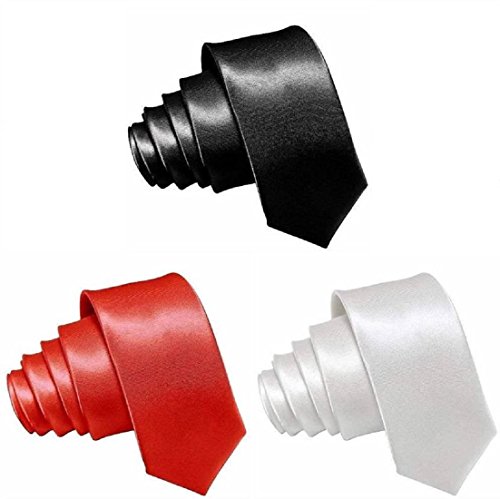 India Desire : Buy Wamson100% Satin (Black, White and Red) Formal and Party Tie For Men's at Rs. 180 from Amazon