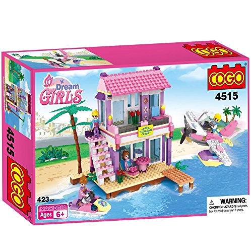 India Desire : Buy Webby Dream Girls Beach Villa Building Set , Multi Color (423 Count) at Rs. 359 from Amazon  [Regular Price Rs 1044]