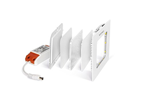 India Desire : Amazon Steal Deal: Buy Wipro Garnet Slim 3-Watt Square Panel (Cool Day Light) at Rs. 319 Only [Selling Price Rs 890]