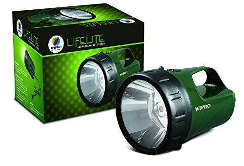 India Desire : Buy Wipro Lifelite CL0004 3-Watt Rechargeable LED Torch at Rs. 749 from Amazon [Regular Price Rs 909]