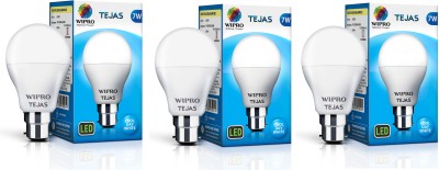 India Desire : Buy Wipro Tejas 7 W Standard B22 LED Bulb(White, Pack of 3) at Rs. 179 from Flipkart [Selling Price Rs 383]