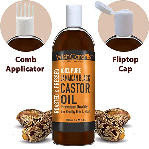 India Desire : Buy WishCare Premium Jamaican Black Castor Oil For Hair & Skin - Roasted & Pressed - 200 Ml (Introductory Offer) at Rs. 99 from Amazon [Selling Price Rs 599]