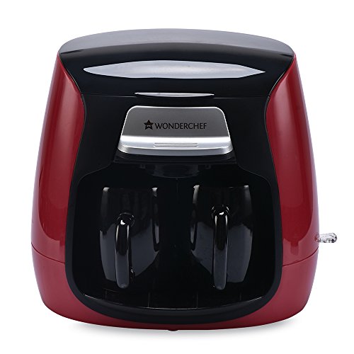India Desire : Buy Wonderchef Duet 63152565 2-Cups Coffee Brewer (Red/Black) at Rs. 1549 from Amazon [Regular Price Rs 2195]