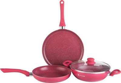 India Desire : Buy Wonderchef Romano Set Induction Bottom Cookware Set(Aluminium, 3 - Piece) at Rs. 1099 from Flipkart [Regular Price Rs 1549]