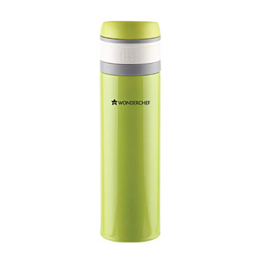 India Desire : Buy Wonderchef Uni-Bot Stainless Steel Flask, 500 ml (Apple Green) at Rs. 526 from Amazon [Regular Price Rs 1150]