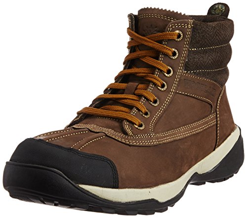 Buy Woodland Mens Brown Nubuck Hawai Leather Boots - 9 UK/India (43 EU ...