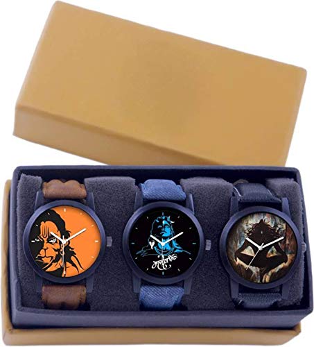 India Desire : Buy Xforia Boys Watches Multi Color Dial Watch for Men Stylish Pack of 3 at Rs. 219 from Amazon [Flat 76% Off]