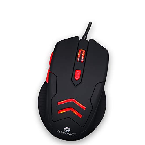 India Desire : Buy Zebronics Zeb Feather Optical USB Gaming Mouse with Pad at Rs. 55 from Amazon [MRP Rs 620]