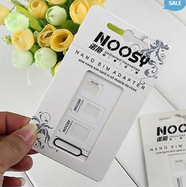 India Desire : Buy Noosy 4 In 1 Micro SIM Adapter Nano SIM Adapter With Free Ejector Tool At Rs. 1 Only From Letsbuy99