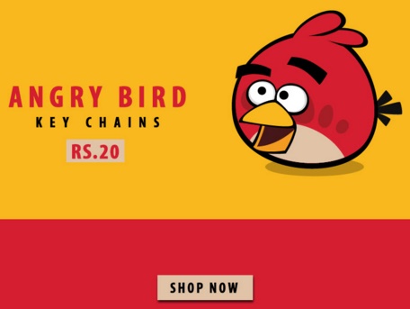 India Desire : Buy Angry Birds keychain At Rs 20 Only From Letsbuy99 [Free Shipping]
