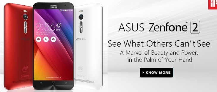 India Desire : Buy Asus Zenfone 2 & Get Rs. 3000 Gocash From Rs. 12999 At Flipkart