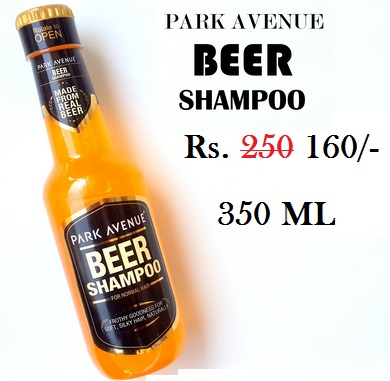 India Desire : Buy Park Avenue Beer Shampoo 350ml At Rs. 160 From Amazon