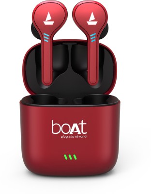 India Desire : Buy boAt Airdopes 431 Bluetooth Headset(Red, True Wireless) at Rs. 1499 from Flipkart [Regular Price Rs 1999]