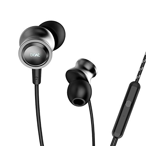 Buy boAt Bassheads 142 Wired Earphones Active Black at Rs. 399 from Amazon