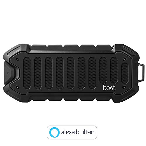 India Desire : Buy boAt Stone 700A Water Proof and Shock Proof Portable Smart Speaker with Alexa (Rugged Black) at Rs. 2699 from Amazon [Regular Price Rs 3499]