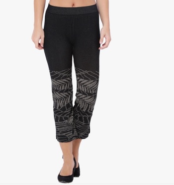 India Desire : Buy C9 Black Printed Regular Fit Chinos (For Women) At Rs 391 From Jabong [MRP RS 1699]