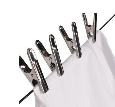India Desire : Buy Stainless Steel Cloth Drying Clips Set Of 12 Pcs Rs. 32 From Shopclues [Free Delivery]