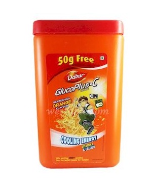 India Desire : Buy Dabur Glucose Plus C Orange 450G + 50G Jar At Rs. 29 From Shopclues [Free Via Cluesbucks Payment]
