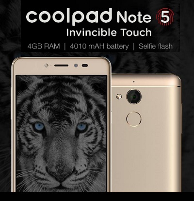 India Desire : Buy Coolpad Note 5 On Amazon @ Rs 10999 Only : Other Coolpad Smartphones For Open Sale