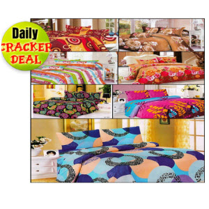 India Desire : Buy Set of 7 Double Bed Sheets with 14 Pillow Covers At Rs. 749 from Shopclues Cracker Deal