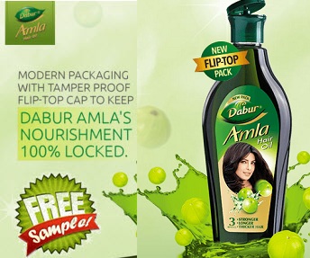 India Desire : Free Sample Offer : Get Free Dabur Amla Hair Oil Sample From MyBeautyNaturall