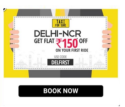 India Desire : Taxiforsure ALL75 Offer: Get Rs. 75 Off On Your All Rides In Delhi NCR
