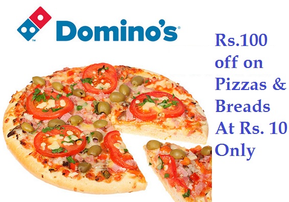 India Desire : Dominos Paytm Offer : Buy Dominos Pizza Voucher worth Rs. 100 in Just Rs. 55 Only