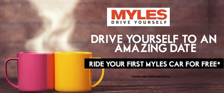 India Desire : Myles Free Car Rides Offer : Get Your First Myles Car Drive Free Upto Rs. 200 From Myles - MYFIRST200