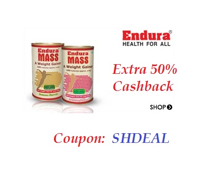 India Desire : Paytm- Endura Mass Proteins Powder At Extra 51% Cashback Price