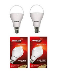 India Desire : Buy Eveready 9W 6500K LED (Pack of 2) At Rs. 124 From Paytm [After Cashback]
