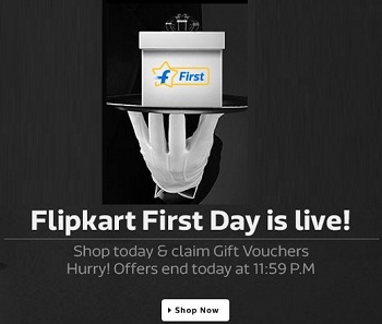 India Desire : Flipkart First Day 12th August 2015: Exclusive Offers For Flipkart First Customers