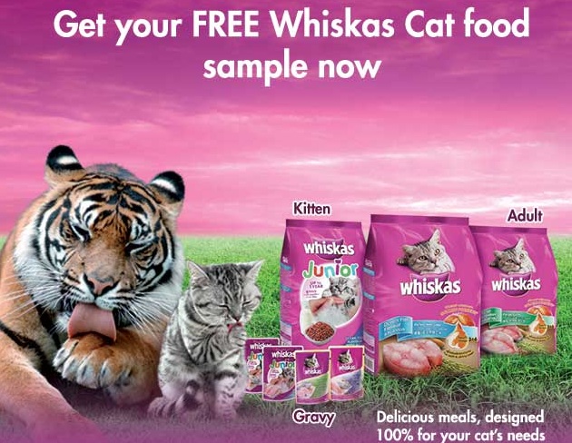 India Desire : Food Sample offer : Free Whiskas Cat Food Sample From Wer4Pets