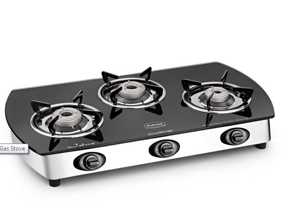 India Desire : Buy Padmini Jalwa Curve Manual Ignition 3 Burner Gas Stove At Rs. 2295. Only on Paytm