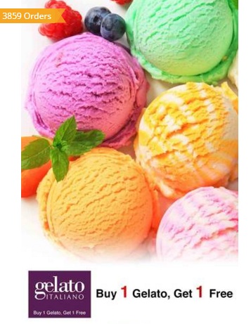 India Desire : Paytm Gelato Italiano : Buy 1 Gelato, Get 1 Free At Rs 5 Only