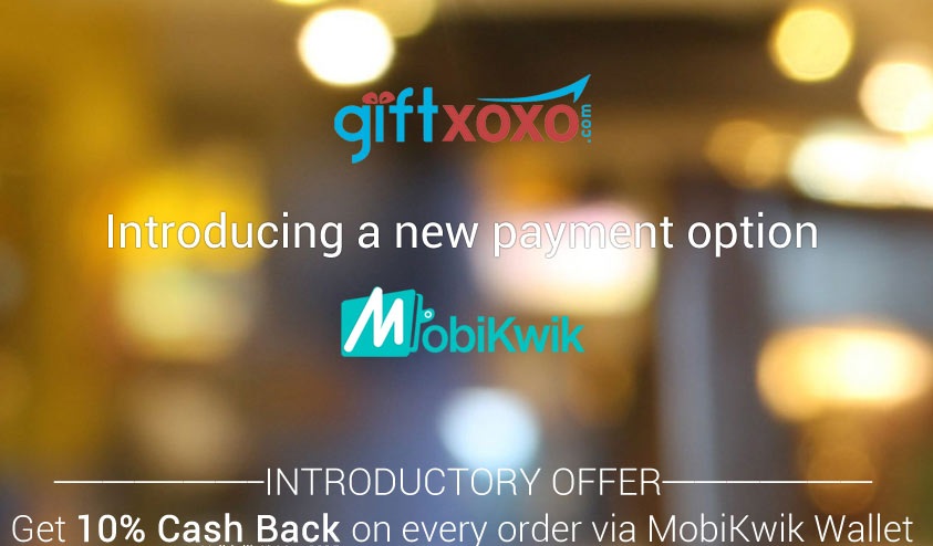 India Desire : Mobikwik Giftxoxo Offer : Upto 20% Off On Gift Vouchers + 10% Cashback With Mobikwik Wallet [GIFTWIK]