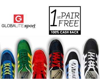 India Desire : Globalite 100% CashBack Offer: Get Free Globalite First Pair Shoes From Globalite