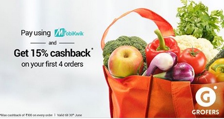 India Desire : Get 20% Off + Free Parle G 10 Packs Biscuit with Every order On Groceries From Grofers