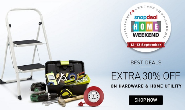 India Desire : Snapdeal Home Weekend Sale Between 12th To 13th September 2015