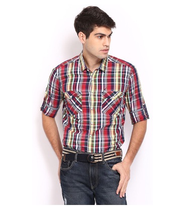 India Desire : Buy HRX Mens Checkered Casual Shirt At Rs.319 Only From Flipkart Big Billion Days