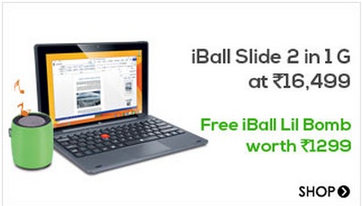 India Desire : Buy iBall Slide WQ149R 2-in-1 Laptop At Rs. 19086 From Snapdeal