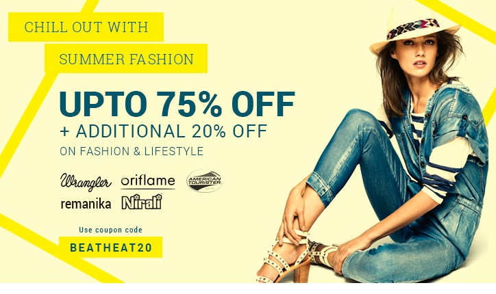 India Desire : Infibeam Summer fashion Offer : Get Upto 75% Off & Extra 20% Off On Lifestyle, Fashion Products At infibeam-BEATHEAT20