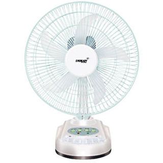 India Desire : Buy Eveready Rechargeable Table Fan with LED Light RF-06, white At Rs. 1399 Only From Infibeam [Lowest Price]