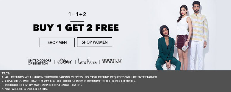 Jabong new user fashion offer