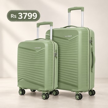 India Desire : Buy Kamiliant by American Tourister Rock-Lite 66L Hard Sided Trolley Bag Set of 2 At Rs 3799 From Amazon [Regular Price Rs 15998]