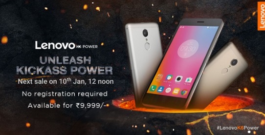 India Desire : Buy Lenovo K6 Power From Flipkart @ Rs 8999 + Extra 10% Off Via SBI Credit Card [Flat Rs 1000 Off]